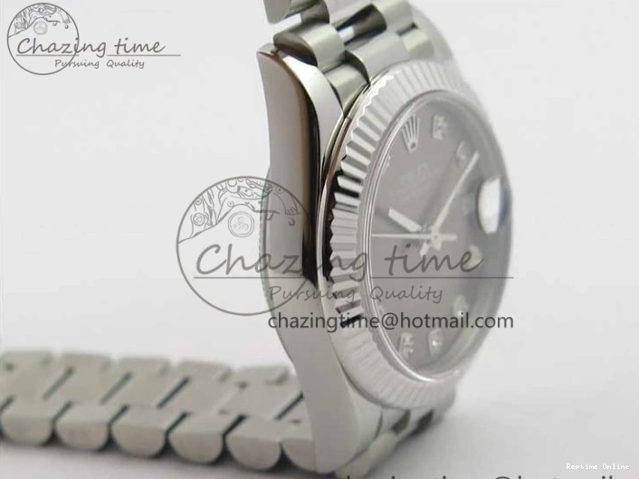 0416 Datejust 31mm 278275 SS BP Maker Best Edition Gray Crystals Markers Dial on SS President Bracelet SunProtective 3090